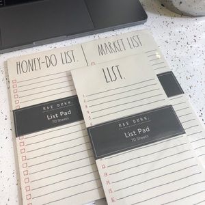 3 Rae Dunn List Pads